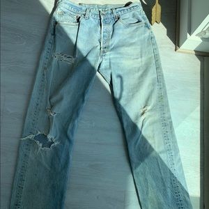 Vintage Levi’s 501 with button fly 100% Cotton